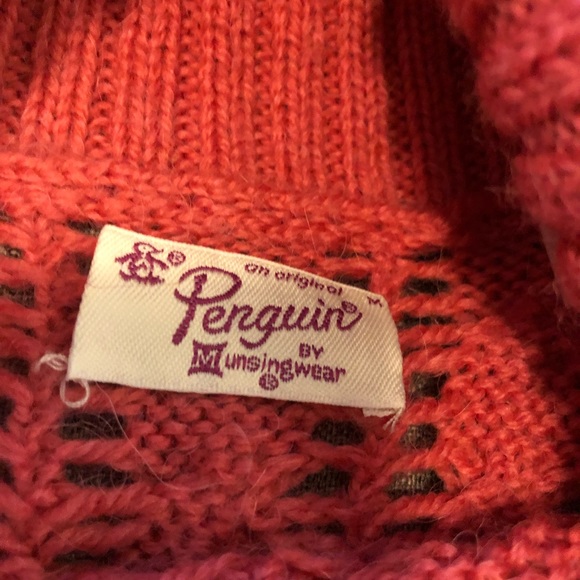 Soft Coral Cowl Neck Sweater - Picture 4 of 5